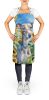 Whippet in Sunflowers Apron Cooking Kitchen Server Baking Crafts Gardening for Adult Women Men, Unisex, Large, Multicolor