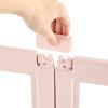 Dog Whelping Box, 60x39x23 in Plastic Dog Whelping Pen for Medium Sized Dogs, Waterproof Transparent Puppy Playpen with Windows & Door Lock, Easy to C