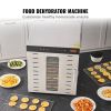 Food Dehydrator Machine, 10 Stainless Steel Trays, 1000W Electric Food Dryer with Digital Adjustable Timer & Temperature for Jerky, Herb, Meat, Beef,