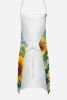 Tibetan Spaniel in Sunflowers Apron Cooking Kitchen Server Baking Crafts Gardening for Adult Women Men, Unisex, Large, Multicolor
