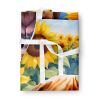 Dogue de Bordeaux in Sunflowers Apron Cooking Kitchen Server Baking Crafts Gardening for Adult Women Men, Unisex, Large, Multicolor