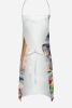 White Poodle The Chef Apron Cooking Kitchen Server Baking Crafts Gardening for Adult Women Men, Unisex, Large, Multicolor