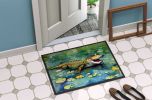 NEW Alligator Doormat Front Door Mat Indoor Outdoor Rugs for Entryway, Non Slip Washable Low Pile, 18H X 27W