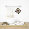 NEW Staffordshire Bull Terrier Luau Pair of Pot Holders Kitchen Heat Resistant Pot Holders Sets Oven Hot Pads for Cooking Baking BBQ, 7 1/2 x 7 1/2