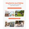 Dog Wheelchair for Back Legs, Lightweight 2 Wheels Pet Wheelchair, Height, Width & Length Adjustable, Dog Cart with Shock-Absorbing Wheels, for Injure