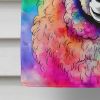 Hippie Animal Sheep House Flag Large Porch Sleeve Pole Decorative Outside Yard Banner Artwork Wall Hanging, Polyester, House Size, Multicolor