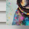 Chocolate Labrador Hippie Dawg House Flag Large Porch Sleeve Pole Decorative Outside Yard Banner Artwork Wall Hanging, Polyester, House Size, Multicol