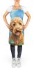 Labradoodle in Sunflowers Apron Cooking Kitchen Server Baking Crafts Gardening for Adult Women Men, Unisex, Large, Multicolor