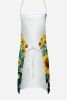 Border Collie in Sunflowers Apron Cooking Kitchen Server Baking Crafts Gardening for Adult Women Men, Unisex, Large, Multicolor