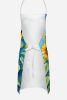 White Poodle in Sunflowers Apron Cooking Kitchen Server Baking Crafts Gardening for Adult Women Men, Unisex, Large, Multicolor