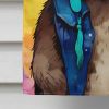 Hippie Animal Otter House Flag Large Porch Sleeve Pole Decorative Outside Yard Banner Artwork Wall Hanging, Polyester, House Size, Multicolor