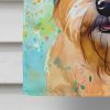 Cairn Terrier Hippie Dawg House Flag Large Porch Sleeve Pole Decorative Outside Yard Banner Artwork Wall Hanging, Polyester, House Size, Multicolor