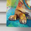 Cane Corso Hippie Dawg House Flag Large Porch Sleeve Pole Decorative Outside Yard Banner Artwork Wall Hanging, Polyester, House Size, Multicolor