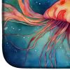 Jellyfish Dish Drying Mat Absorbent Dish Drying Mat Pad for Kitchen Counter Dish Drainer Mat for Countertop, 14 x 21", Multicolor